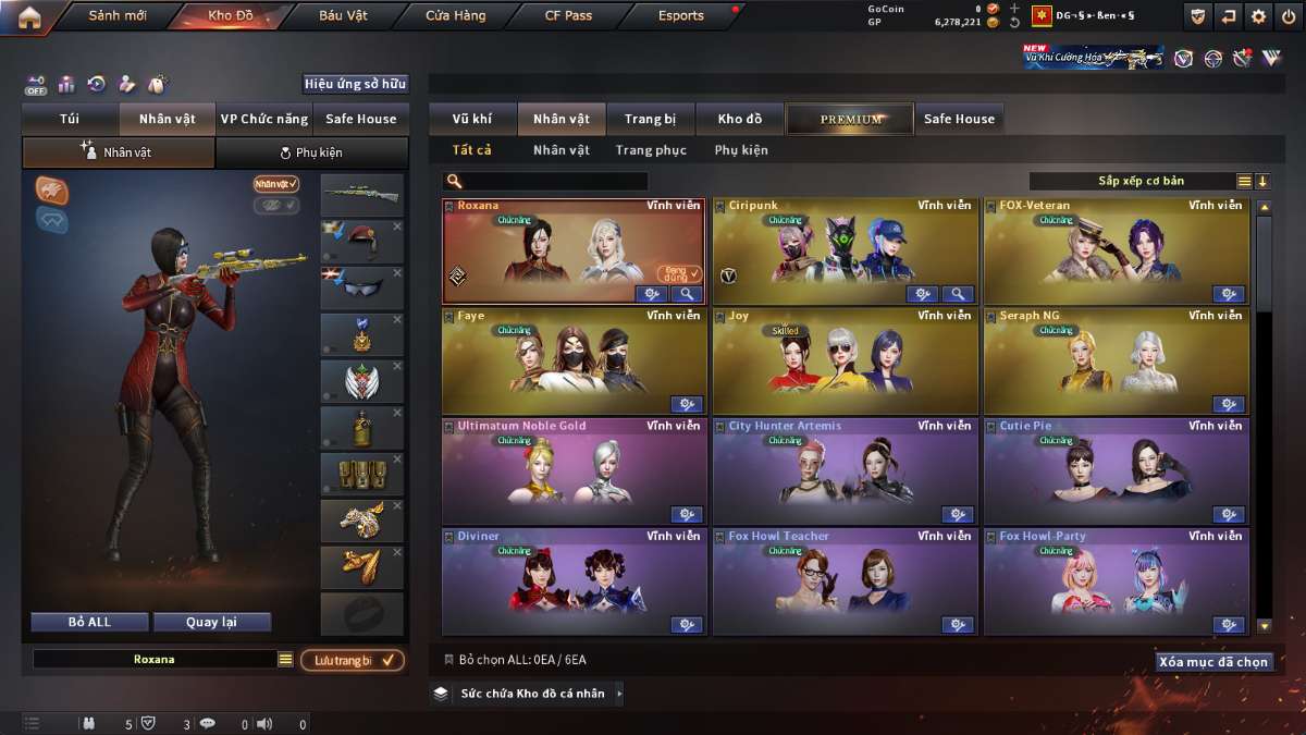 shop acc cf uy tin gia re